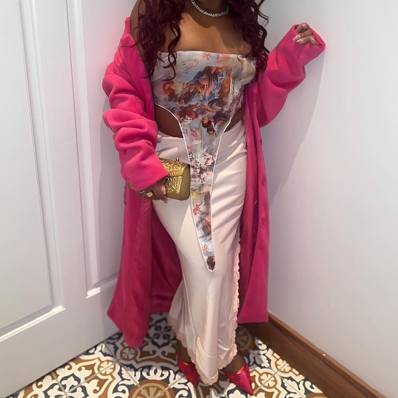 Pink maxi skirt - Picture 1 of 2